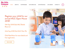 Tablet Screenshot of mylittlecampus.com.sg